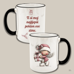 božićne šalice za parove – set šalica s božićnim motivima