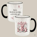 božićna šalica za prijateljicu – zahvalni poklon s božićnom porukom