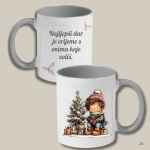božićna šalica za sina – personalizirani poklon za Božić