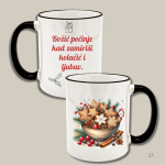 božićna šalica za baku – poklon s božićnim motivom i natpisom