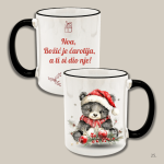 božićna šalica za prijatelja – poklon s motivima i natpisom