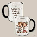 božićna šalica za sestru – personalizirani poklon za Božić