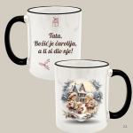 božićna šalica za tatu s natpisom – poklon za Božić