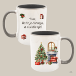 božićna šalica za tatu s natpisom – poklon za Božić