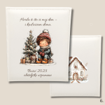 Obiteljski božićni foto album s djecom i kuglicama – uspomene za Božić 2025