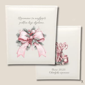 Set božićnih foto albuma s dječjim motivima – personalizirani pokloni za Božić