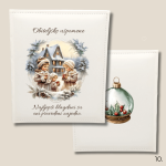 Obiteljski božićni foto album s djecom i kuglicama – uspomene za Božić 2025