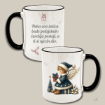 božićna šalica za kćer – personalizirani poklon s božićnim motivom