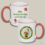 božićna šalica za prijateljicu – zahvalni poklon s božićnom porukom