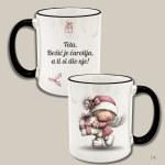 božićna šalica za tetu – zahvalni poklon s božićnom porukom