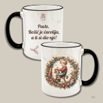 božićna šalica za unuka s natpisom – personalizirani poklon za Božić