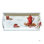 Poslužavnik s božićnim motivima i rukom pisanom porukom – poklon koji unosi toplinu i radost