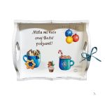 Božićni poslužavnik s toplim porukama – unikatni dodatak blagdanskom stolu