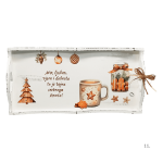 Personalizirani poslužavnik u božićnom stilu – elegantan dodatak blagdanskom domu