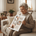 personalizirana slika s bebinim fotografijama