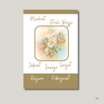 Sedam darova Duha Svetoga – ilustracija golubice s natpisima: mudrost, razum, savjet, jakost, znanje, pobožnost i strah Božji