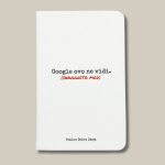 Bijela bilježnica s natpisom Google ovo ne vidi inkognito mod