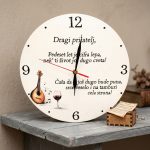 Poklon za 50 rođendan - personalizirani zidni sat