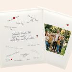 fotoalbum za učitelja s porukama učenika i zajedničkom fotografijom razreda