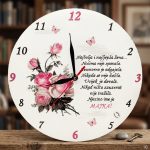 Personalizirani poklon za mamu- zidni sat