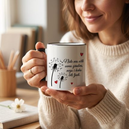 Personalizirana šalica za učiteljicu s emotivnom porukom