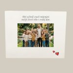 personalizirani okvir za učitelja s fotografijom razreda i porukama učenika